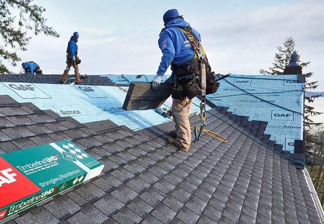 Commercial roofing installation